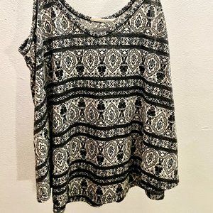 Lush Aztec Print Tank Top Sz S